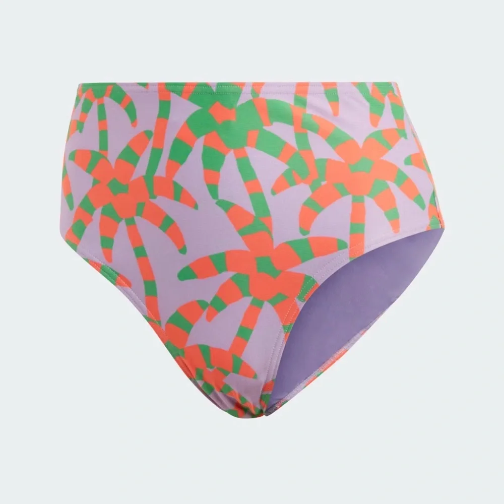 Farm Rio x Adidas Palm Tree High Waist Bikini Bottoms size medium NWT - Picture 10 of 11